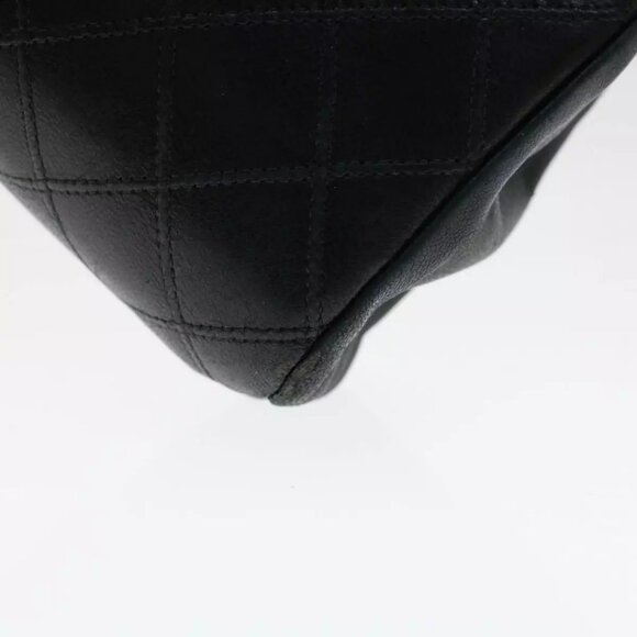 CHANEL Pouch Lamb Skin Black CC Authentic - Picture 15 of 15